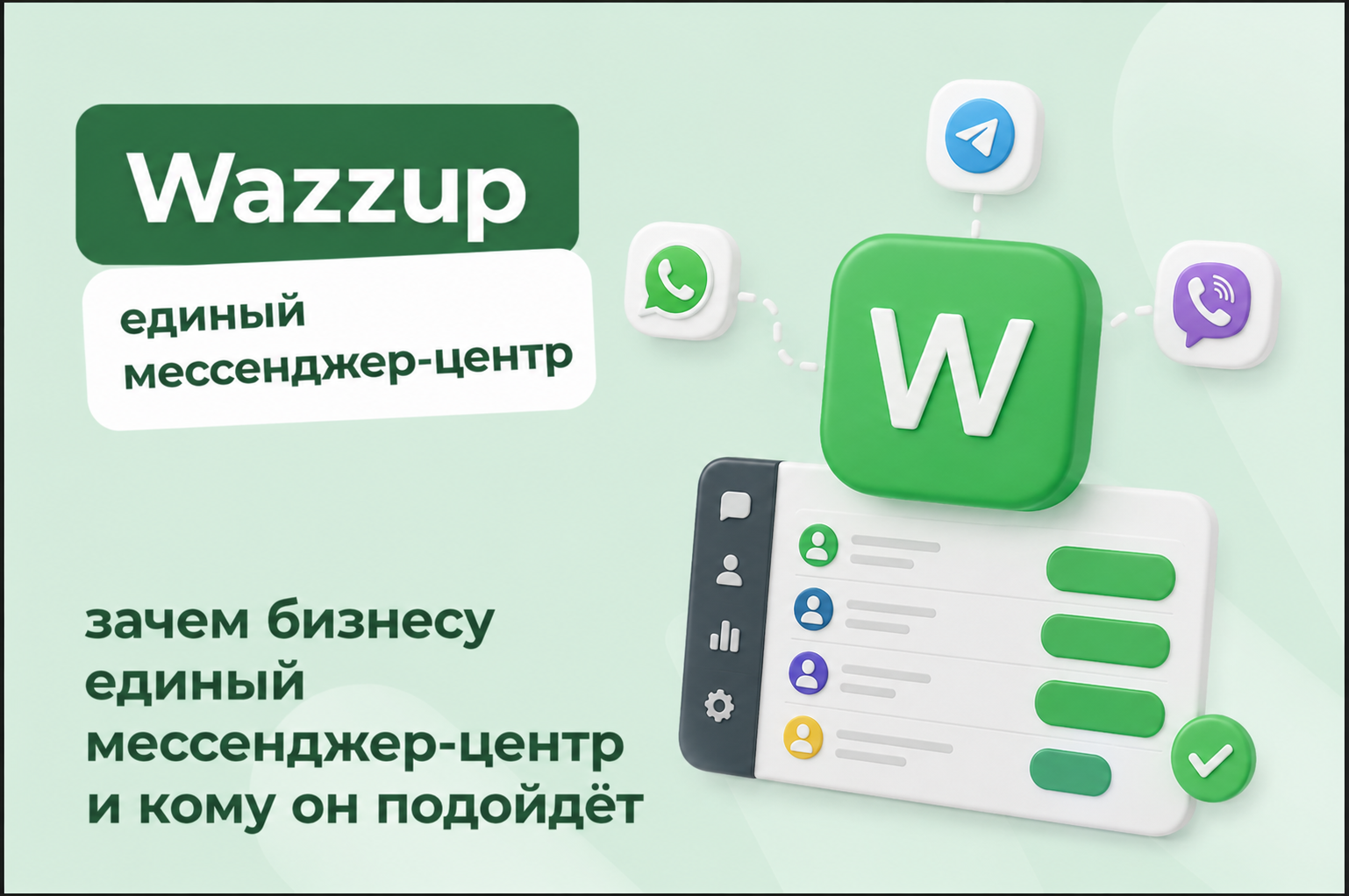 Wazzup: зачем бизнесу единый мессенджер-центр и кому он подойдёт